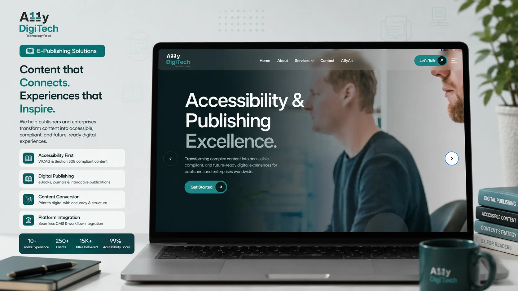 a11y Digitech platform screen